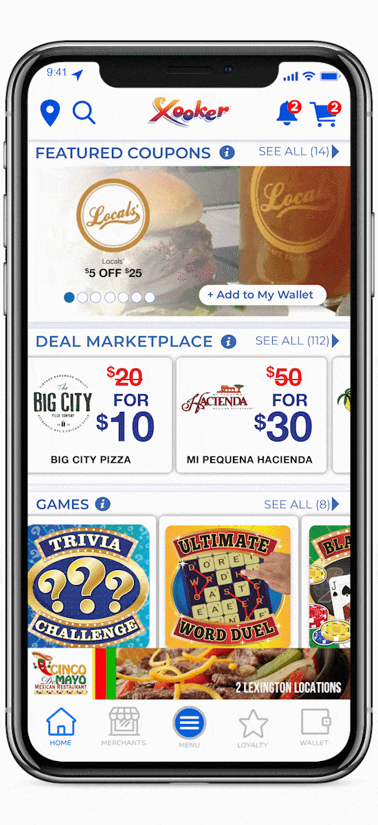 earn rewards and save money at your favorite local restaurants and shops